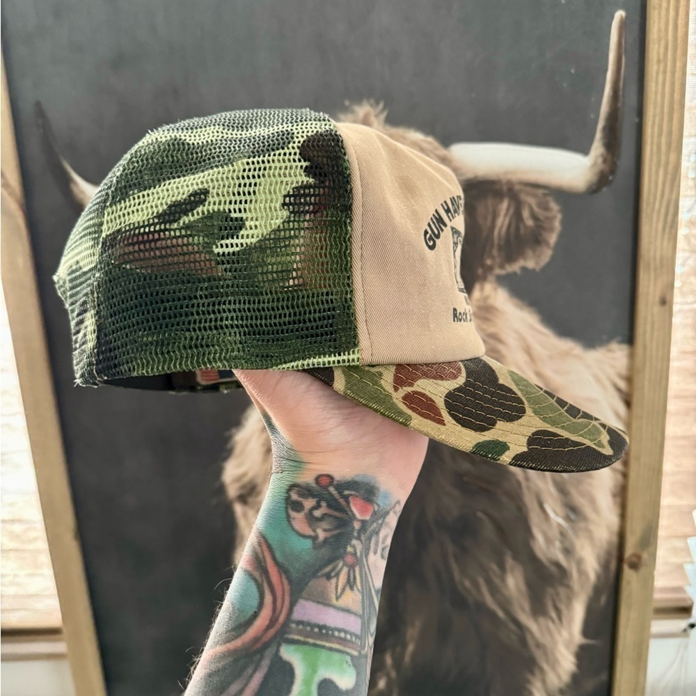 70s 80s vintage Rock Springs Wyoming trucker hat
Gun Haven Pawn Shop Camo - Picture 4 of 7